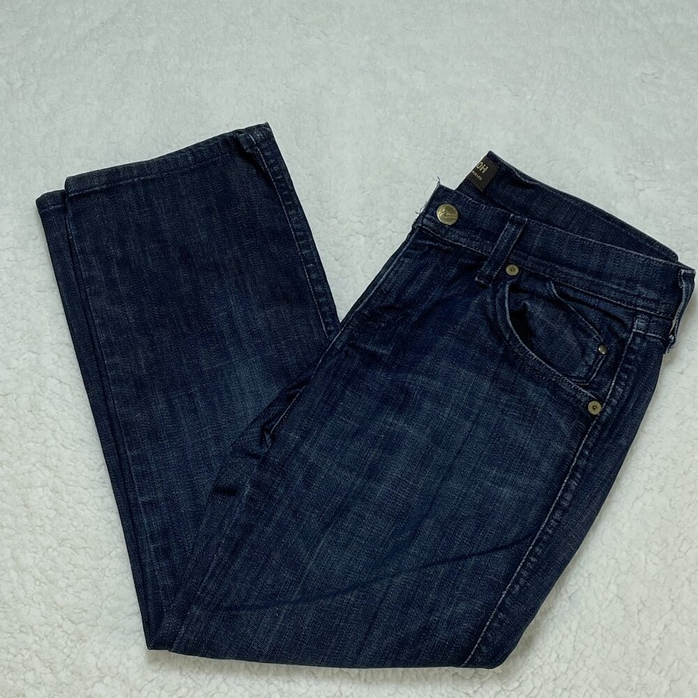 COH Citizens Of Humanity Jean Womens Sz 26 Blue Low Rise Crop Straight Leg 27x22